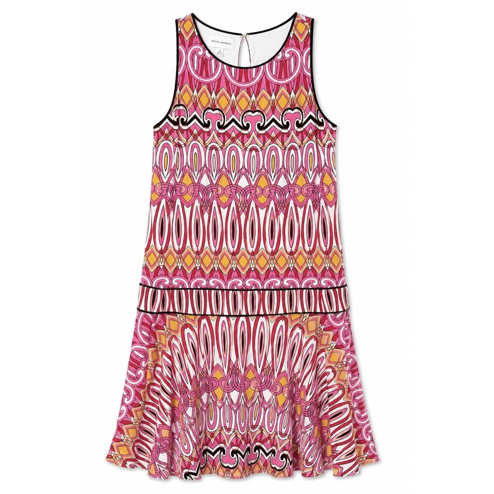 Donna Morgan Women’s Sleeveless Retro A-Line Midi Dress Size 8 NWOT